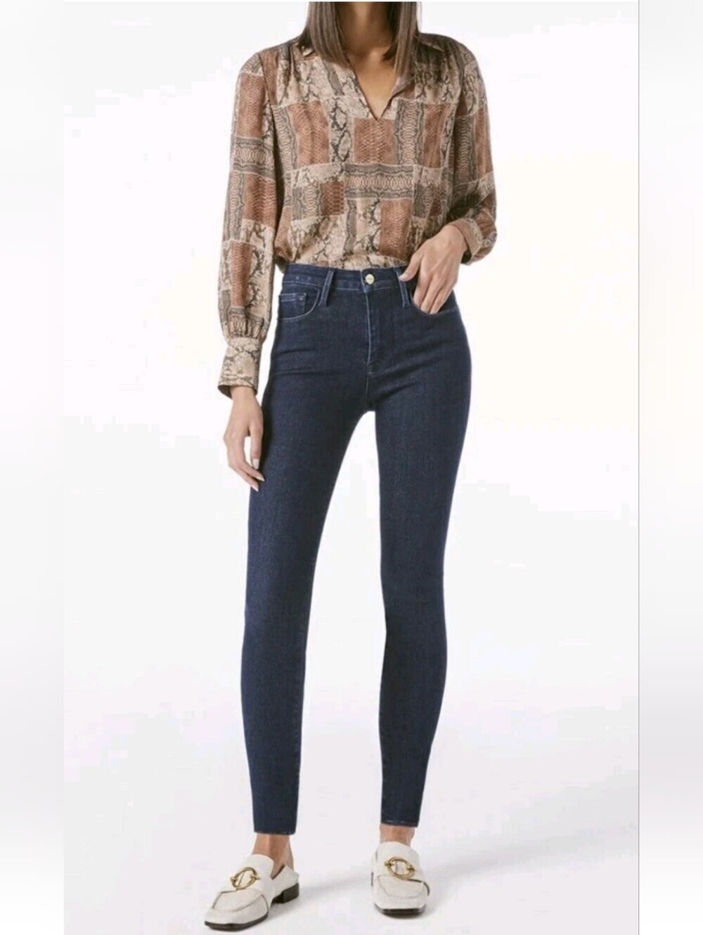 FRAME NWTs Le One Skinny Jeans